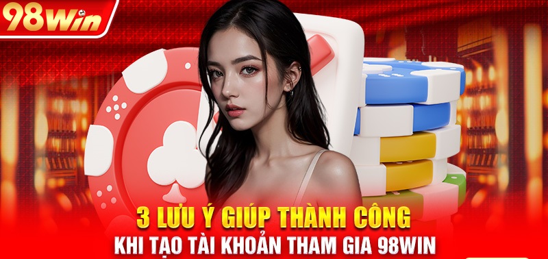 Một số lưu ý quan trọng khi đăng ký tài khoản cá cược 98Win